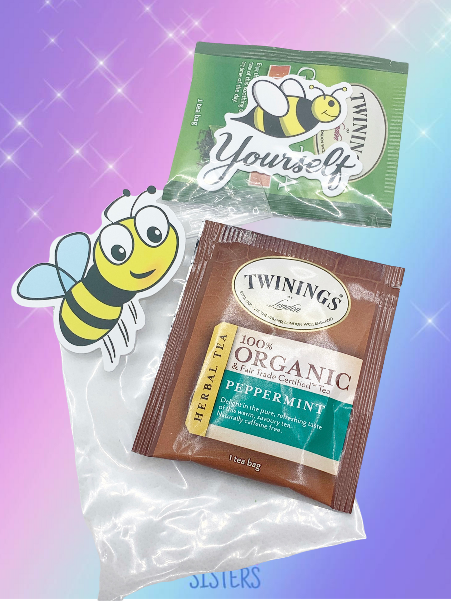 Tea & a Honey Bee π Sticker Filler