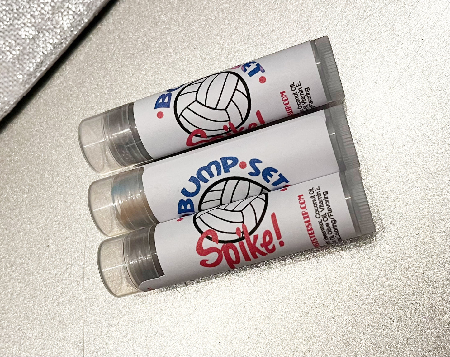 Bump Set Spike Volleyball Lip Balm