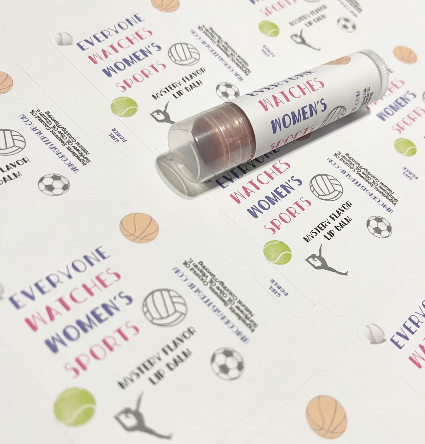 Everyone Watches Women’s Sports Lip Balm Mystery Flavor