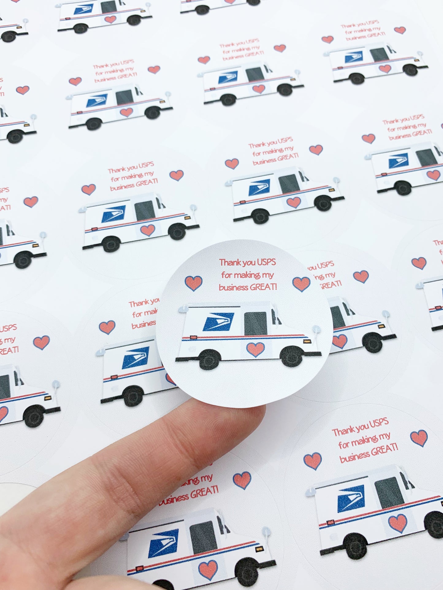 USPS Thank You Stickers for Orders